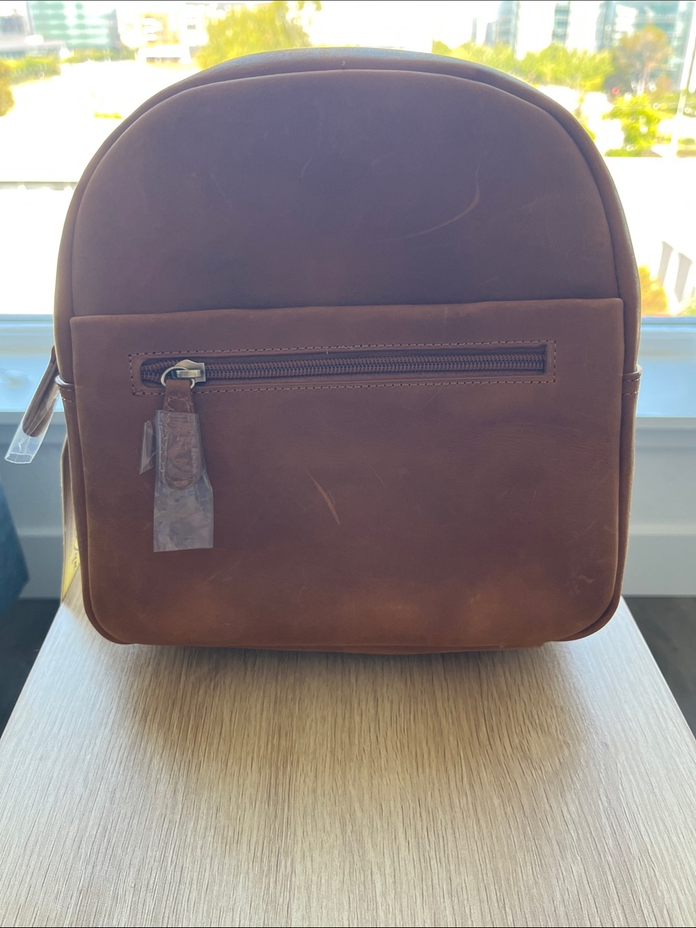 Brown Leather Backpack - Classic Everyday Carry